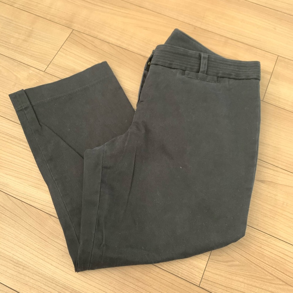 J.Crew Stretch City Fit Black Capri Pants